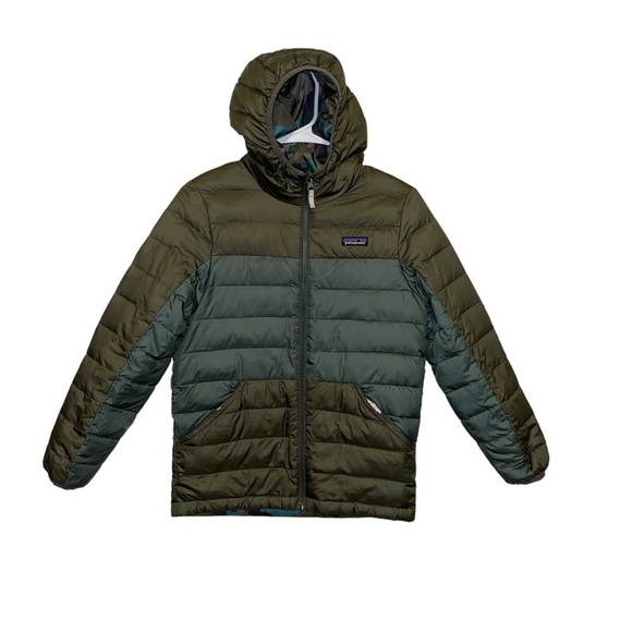 Patagonia Reversible Down Jacket Size L - Picture 2 of 11